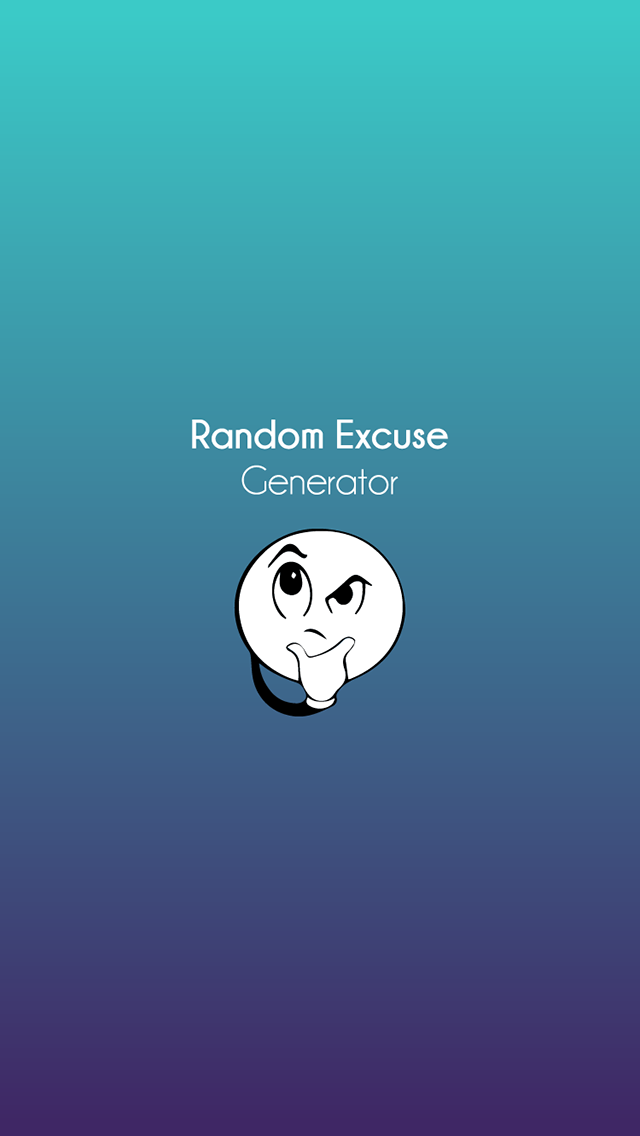 Random Excuse Generator – iPhone app development