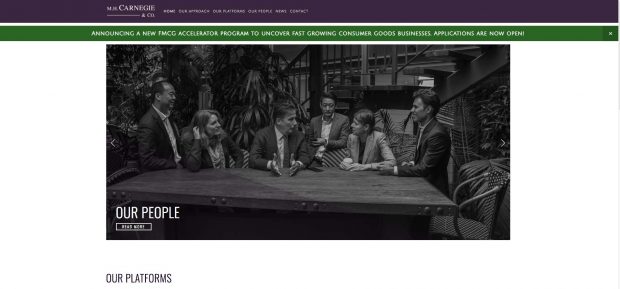 MH Carnegie's webpage. 