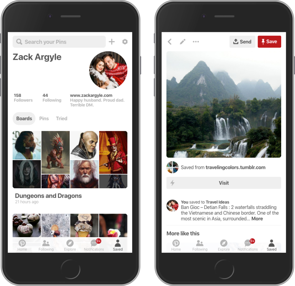 Pinterest Progressive Web App