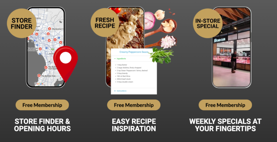 The Butcher Club Mobile App