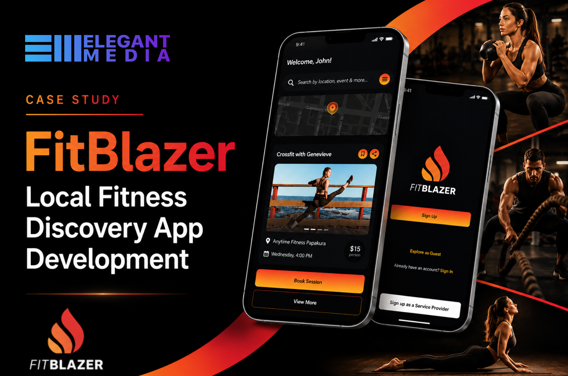 FitBlazer - Local Fitness Discovery App Development