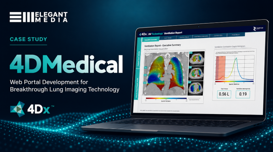 4DMedical Lung Scan Web Portal