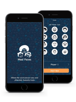 Mad Faces app development