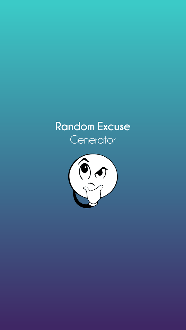 Random Excuse Generator – iPhone mobile application development